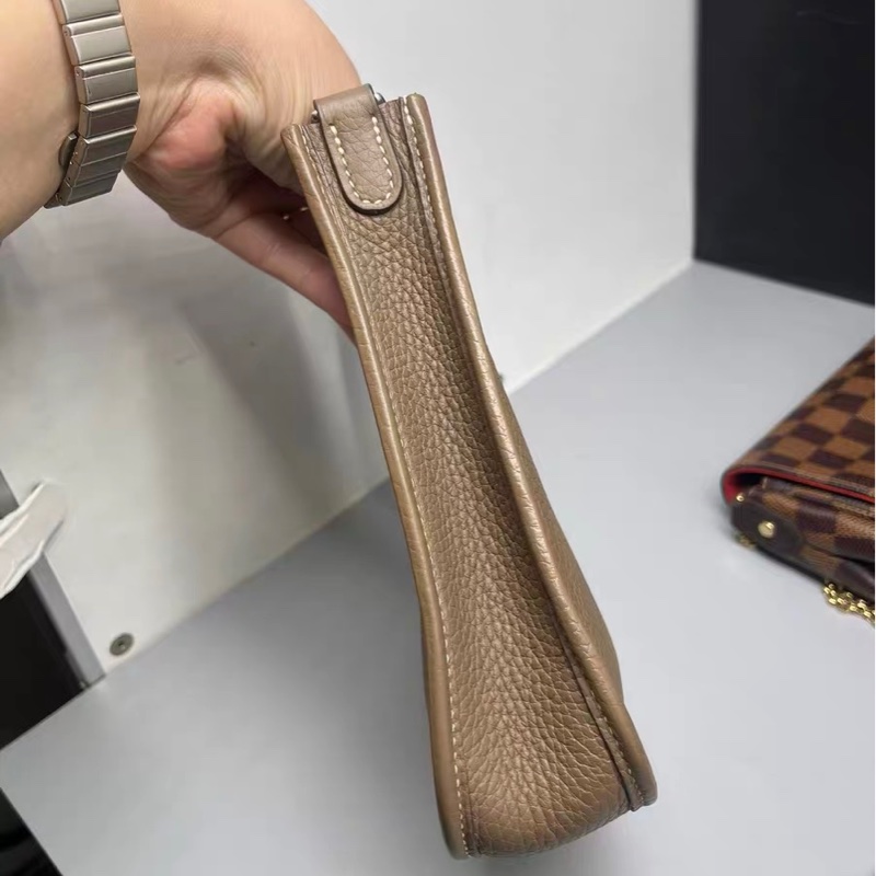 Hermes 愛馬仕伊芙琳 Evelyne mini大象灰 銀扣-11