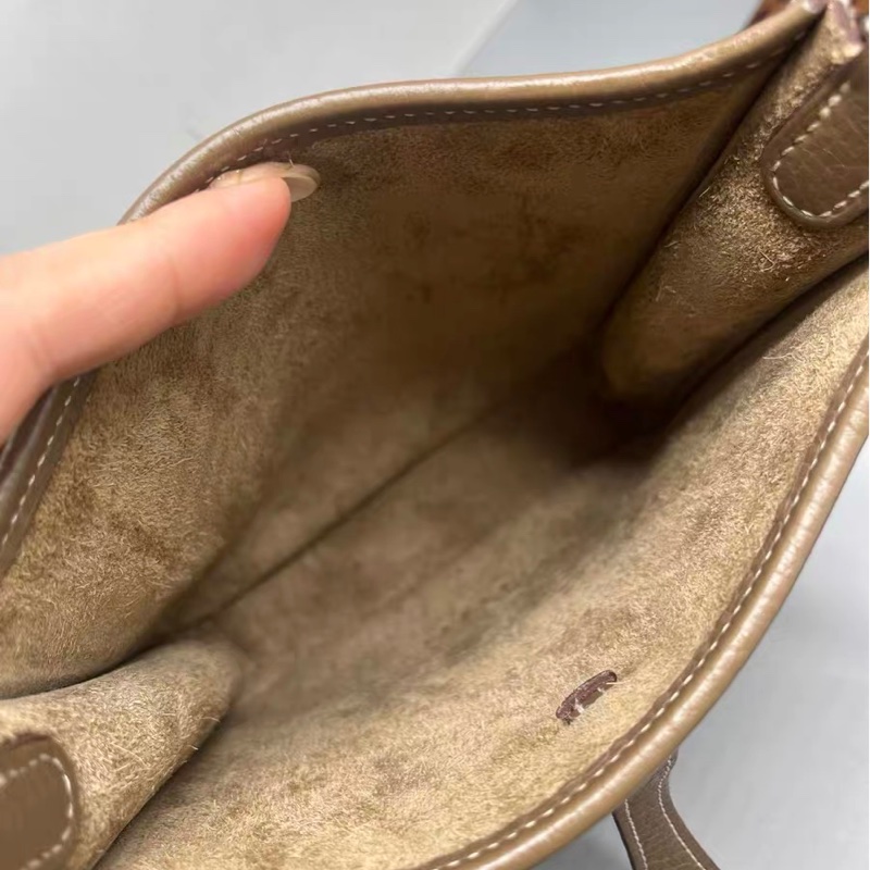 Hermes 愛馬仕伊芙琳 Evelyne mini大象灰 銀扣-14