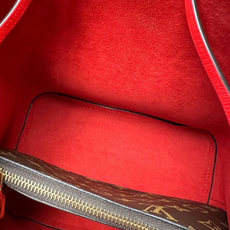 LV noe neo 老花紅色水桶包-26