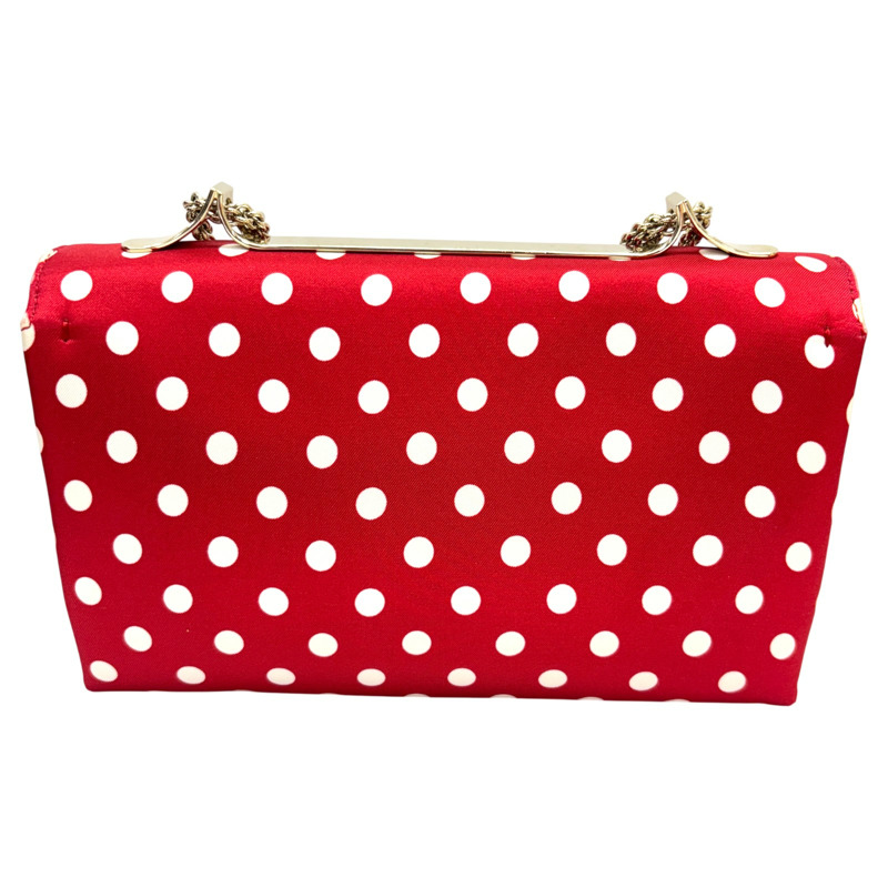 紅色 帆布 VaVaVoom Pop Pois 肩背包 【Valentino 范倫鐵諾】-2