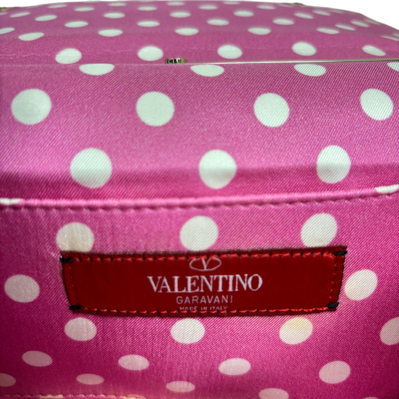 紅色 帆布 VaVaVoom Pop Pois 肩背包 【Valentino 范倫鐵諾】-7