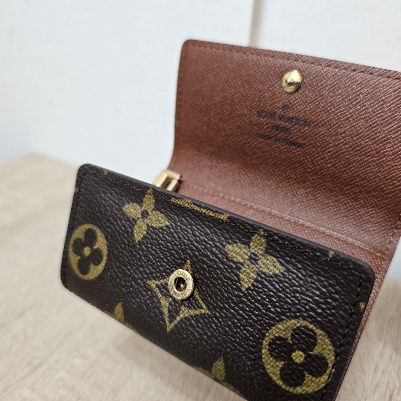 [品況新🫶] LV老花金釦鑰匙包-2