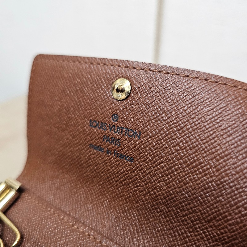 [品況新🫶] LV老花金釦鑰匙包-3