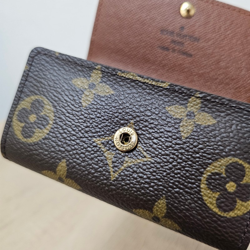 [品況新🫶] LV老花金釦鑰匙包-5