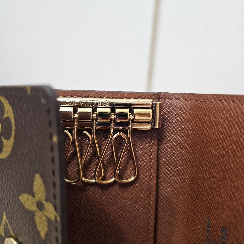 [品況新🫶] LV老花金釦鑰匙包-15