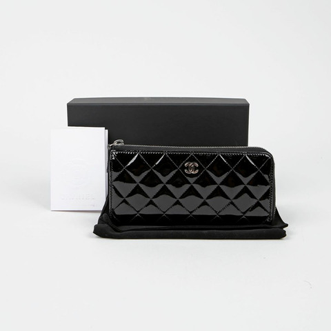 CHANEL 經典長皮夾