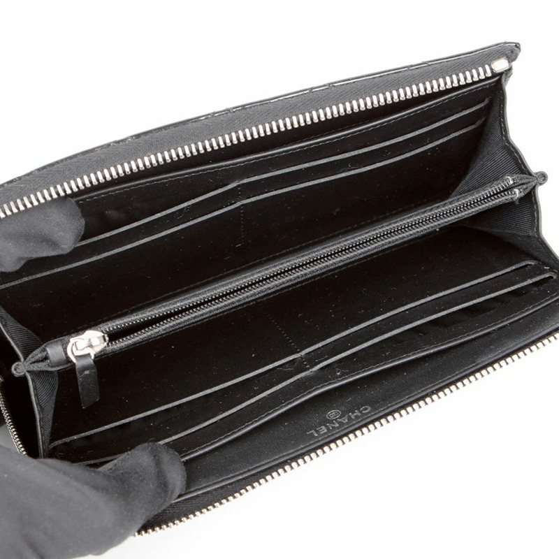 CHANEL 經典長皮夾-6