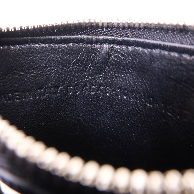 BALENCIAGA 塗層帆布Card Case銀扣卡片套-7