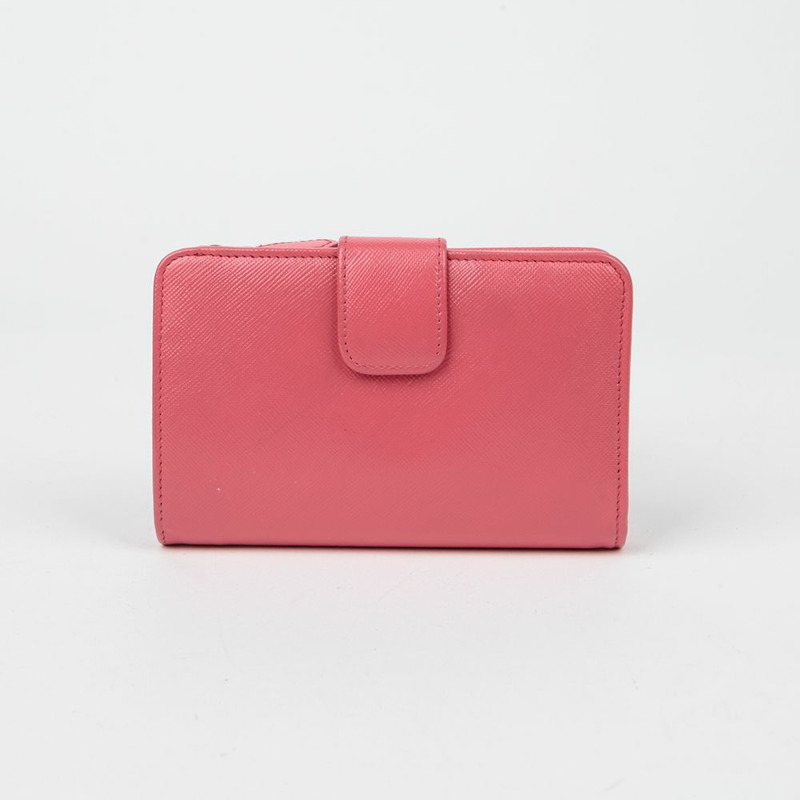 PRADA 1M1225 金屬Logo迷你錢包-3