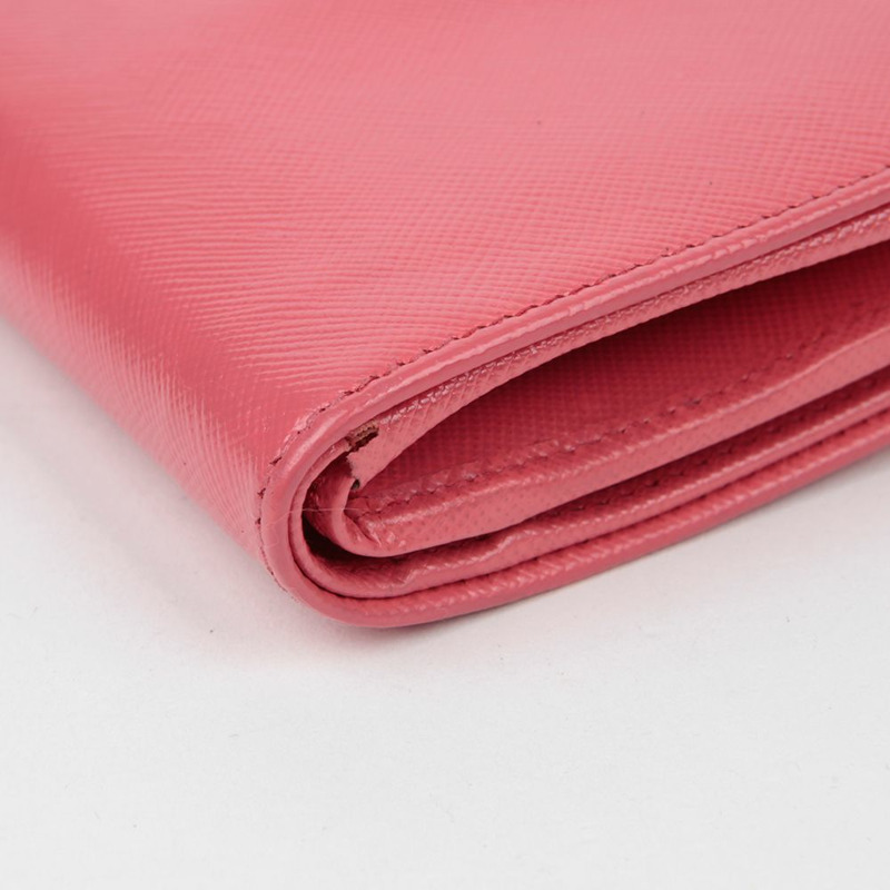 PRADA 1M1225 金屬Logo迷你錢包-6