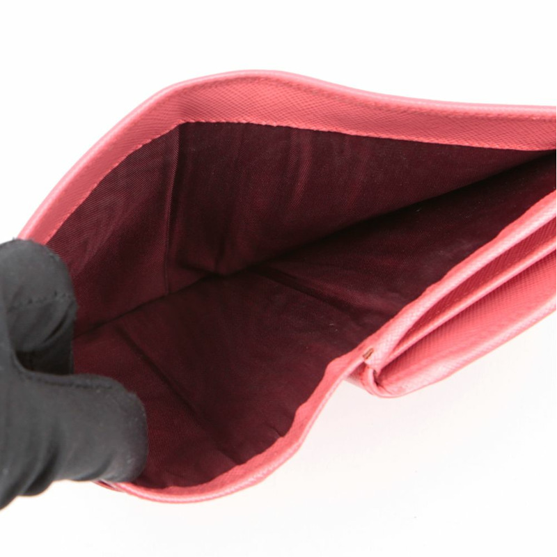 PRADA 1M1225 金屬Logo迷你錢包-11