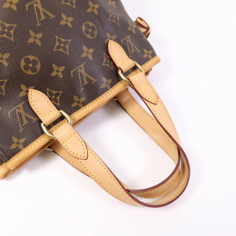 LOUIS VUITTON Monogram Batignolles金扣手挽袋-7