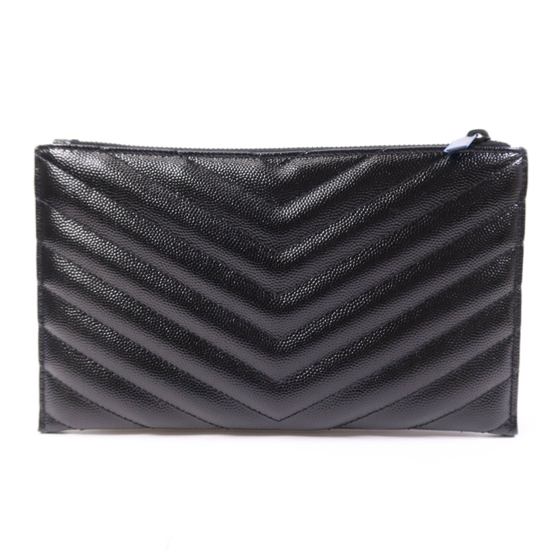 SAINT LAURENT 牛皮皮革Pouch手拿包-1