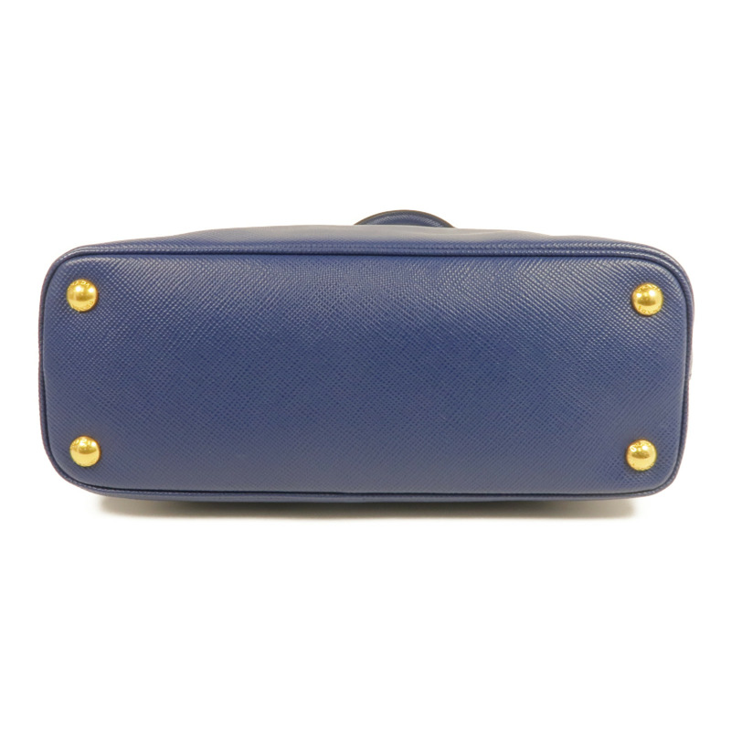 PRADA Saffiano皮革Saffiano Lux Dome Bag金扣手挽肩背兩用袋-3