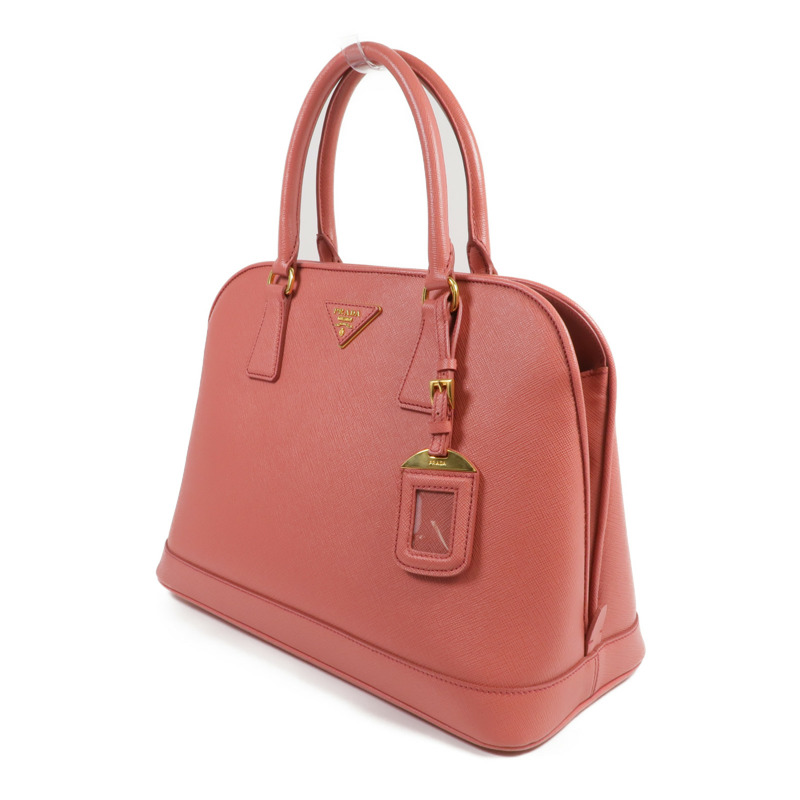 PRADA Saffiano皮革Saffiano Lux Tote Bag金扣手挽肩背兩用袋-2