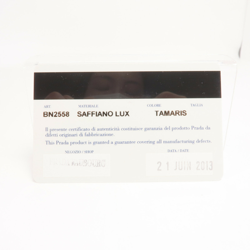 PRADA Saffiano皮革Saffiano Lux Tote Bag金扣手挽肩背兩用袋-7