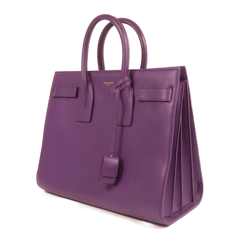 SAINT LAURENT 牛皮皮革Sac De Jour金扣手挽肩背兩用袋-2