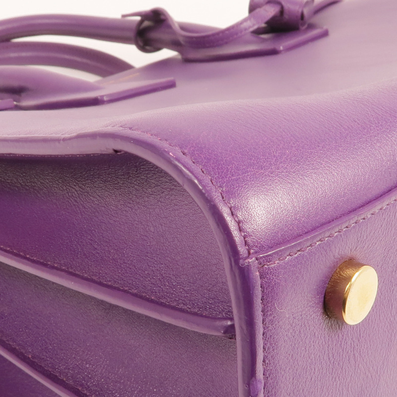 SAINT LAURENT 牛皮皮革Sac De Jour金扣手挽肩背兩用袋-11