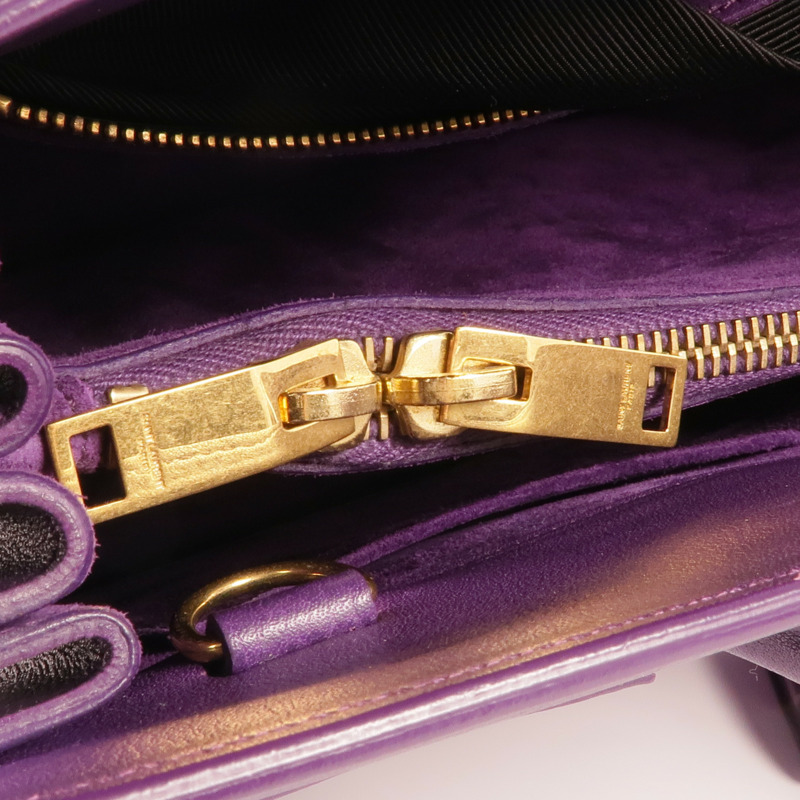 SAINT LAURENT 牛皮皮革Sac De Jour金扣手挽肩背兩用袋-14