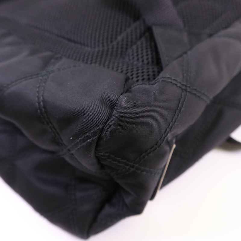 PRADA 尼龍Backpack銀扣背包-14