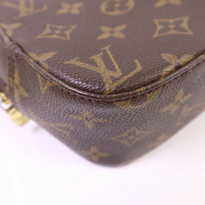 LOUIS VUITTON Monogram Spontini金扣手挽肩背兩用袋棕色-15