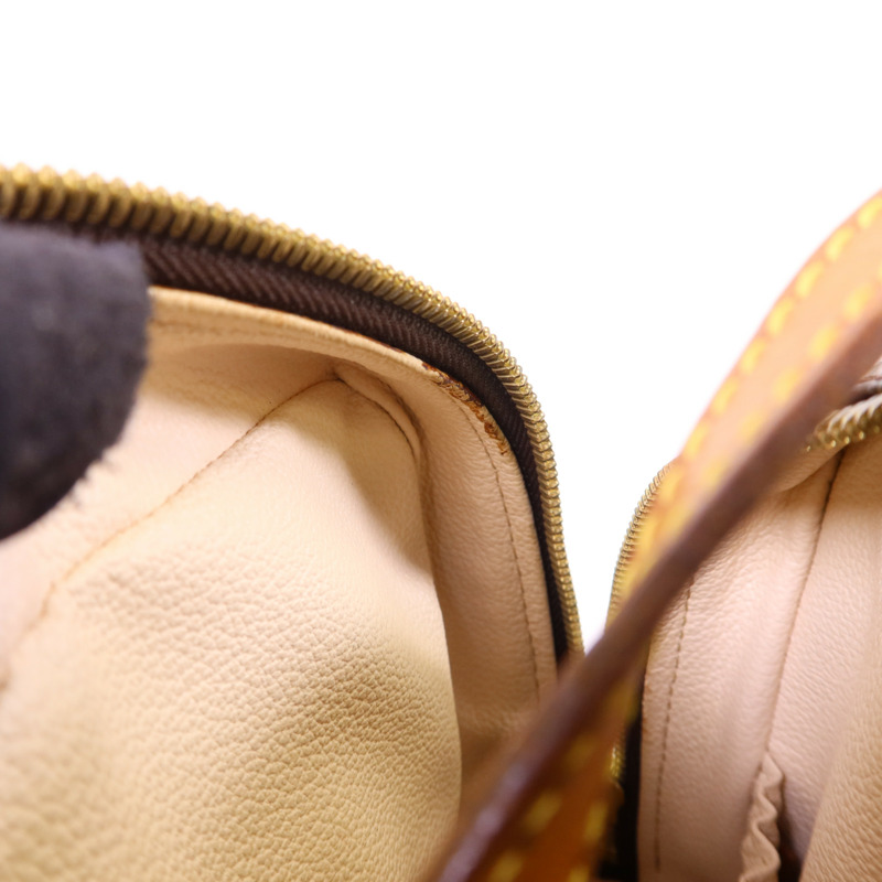 LOUIS VUITTON Monogram Spontini金扣手挽肩背兩用袋棕色-19