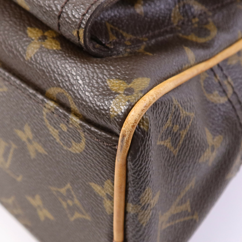 LOUIS VUITTON Monogram Manhattan PM金扣手挽袋-4