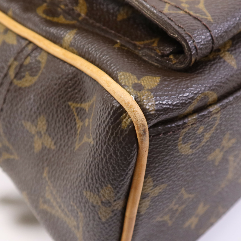LOUIS VUITTON Monogram Manhattan PM金扣手挽袋-5