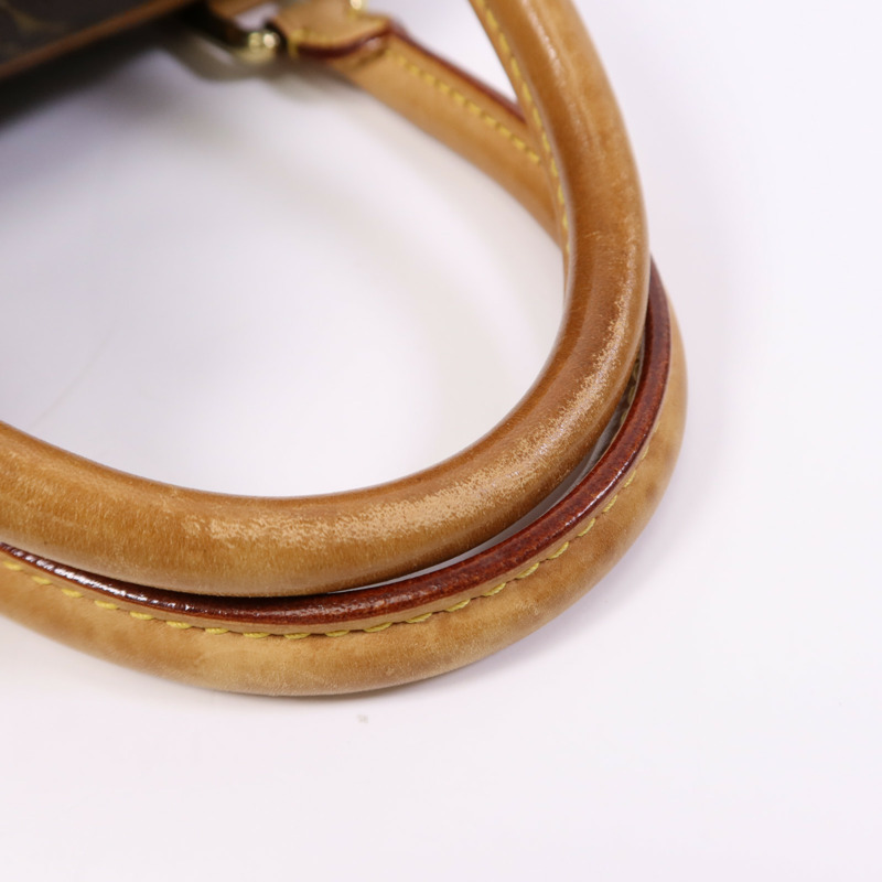 LOUIS VUITTON Monogram Manhattan PM金扣手挽袋-9