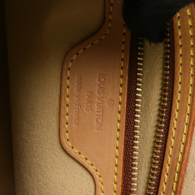 LOUIS VUITTON Monogram Looping MM金扣肩背袋棕色-5