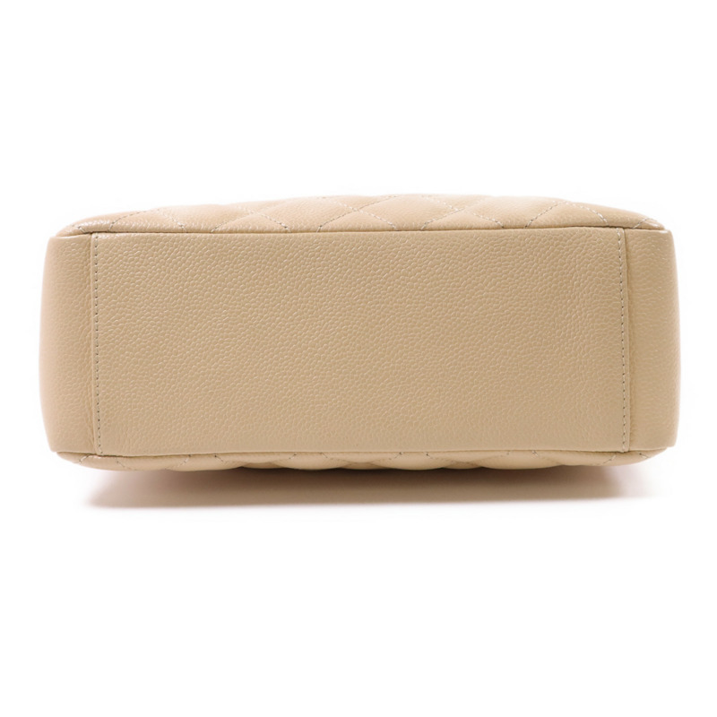 CHANEL 牛皮皮革PST Petite Tote Bag金扣鏈帶肩背袋-3