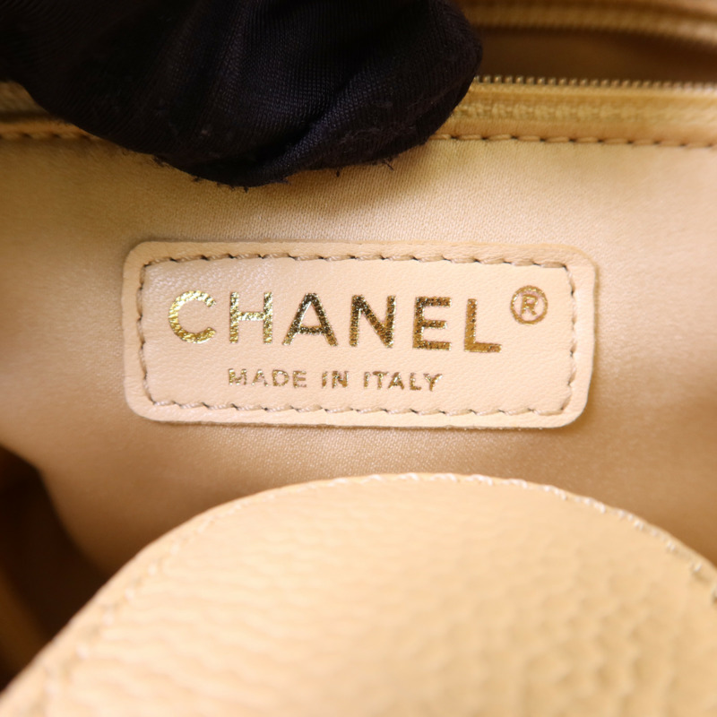 CHANEL 牛皮皮革PST Petite Tote Bag金扣鏈帶肩背袋-6