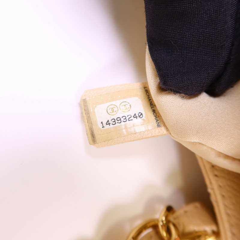 CHANEL 牛皮皮革PST Petite Tote Bag金扣鏈帶肩背袋-7