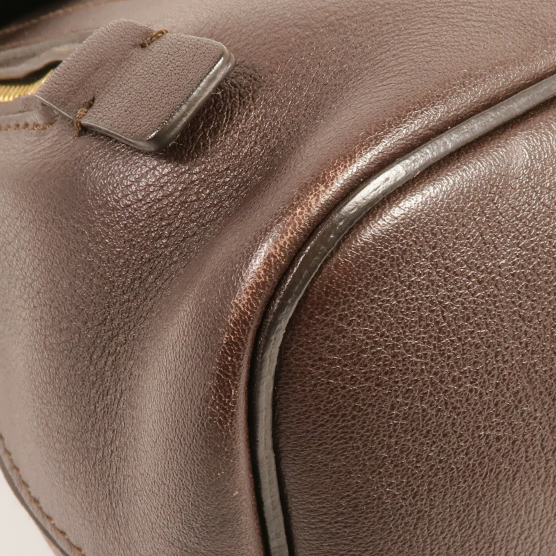 Chloe 牛皮皮革/麂皮皮革Faye Backpack金扣背包肩背兩用袋-11