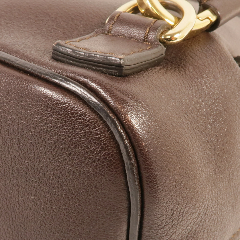 Chloe 牛皮皮革/麂皮皮革Faye Backpack金扣背包肩背兩用袋-12