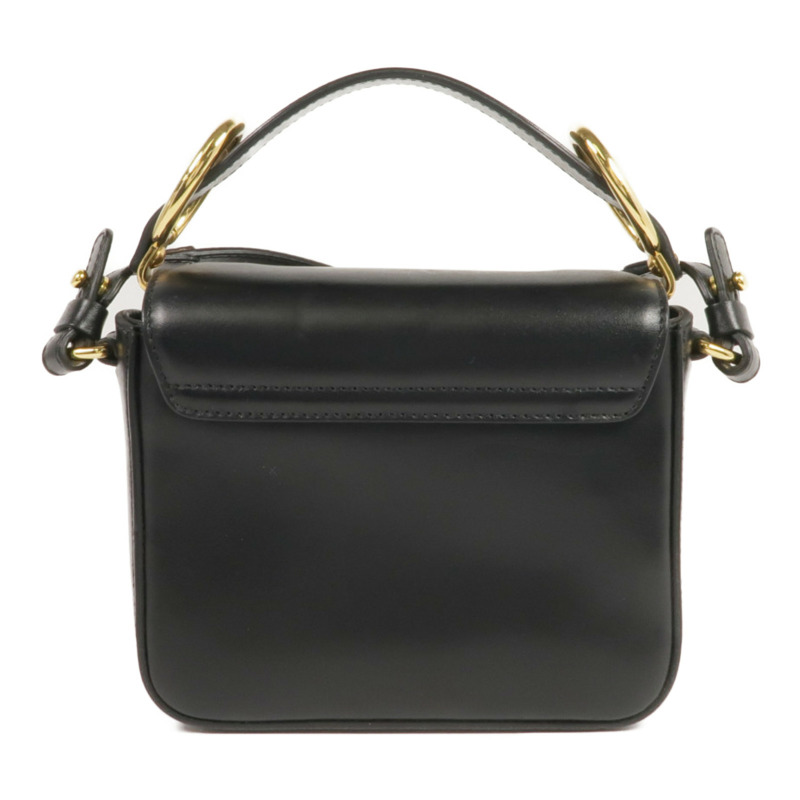 Chloe 牛皮皮革Mini Chloe C Bag金扣手挽肩背兩用袋-1