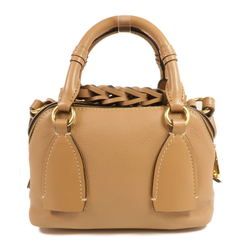 Chloe 牛皮皮革Small Daria Bag金扣手挽肩背兩用袋-1