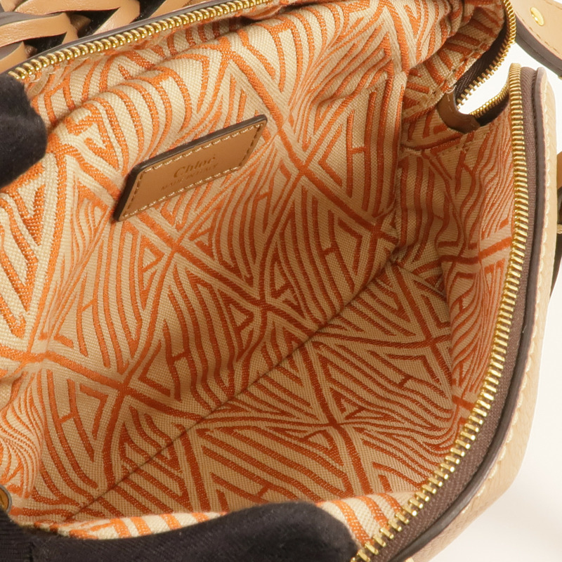 Chloe 牛皮皮革Small Daria Bag金扣手挽肩背兩用袋-5