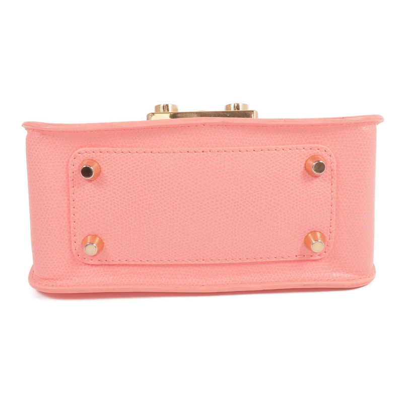 Furla 牛皮皮革Metropolis Mini Bag金扣鏈帶肩背袋-3