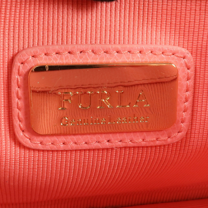 Furla 牛皮皮革Metropolis Mini Bag金扣鏈帶肩背袋-5