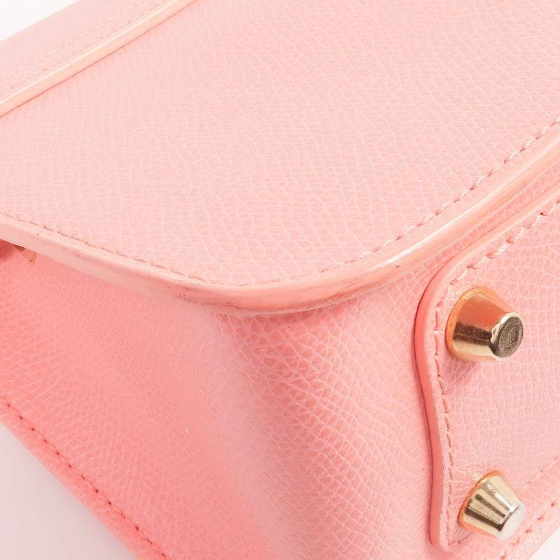 Furla 牛皮皮革Metropolis Mini Bag金扣鏈帶肩背袋-12