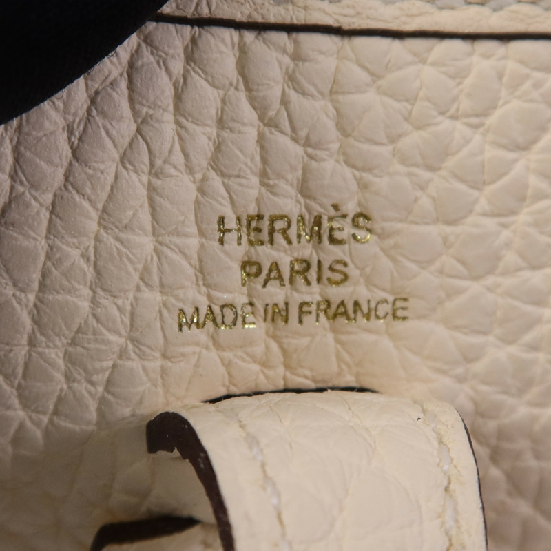 HERMES Clemence皮革Evelyne TPM金扣肩背袋Nata-5