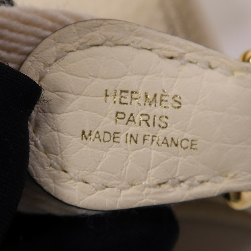 HERMES Clemence皮革Evelyne TPM金扣肩背袋Nata-12