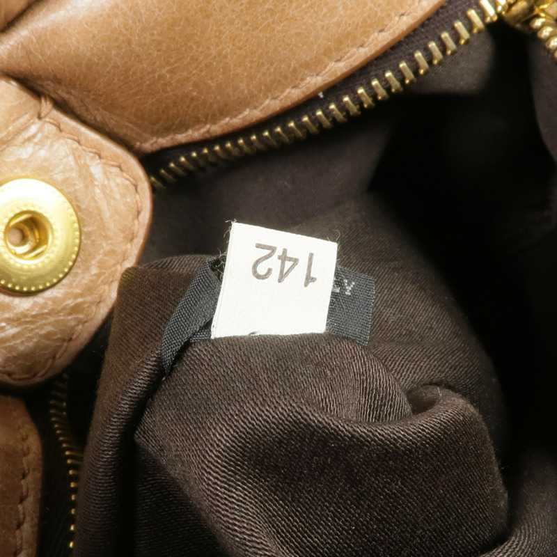 Miu Miu 牛皮皮革2 Way Shoulder Bag金扣手挽肩背兩用袋-6