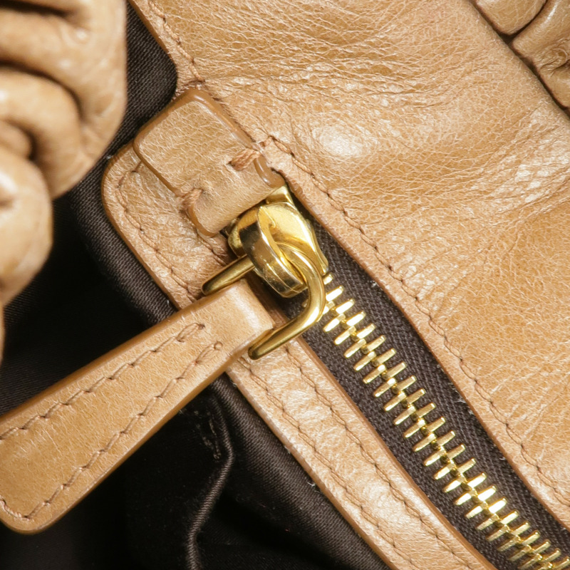 Miu Miu 牛皮皮革2 Way Shoulder Bag金扣手挽肩背兩用袋-17