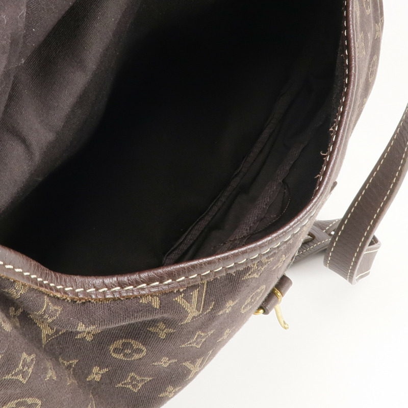 LOUIS VUITTON Monogram Mini Lin Saumur 30金扣肩背袋-4
