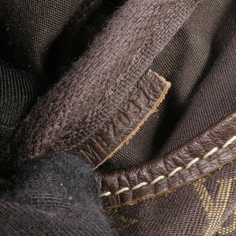 LOUIS VUITTON Monogram Mini Lin Saumur 30金扣肩背袋-7