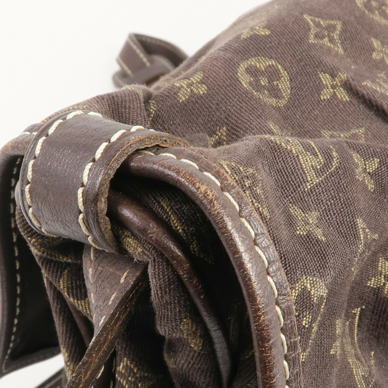 LOUIS VUITTON Monogram Mini Lin Saumur 30金扣肩背袋-17