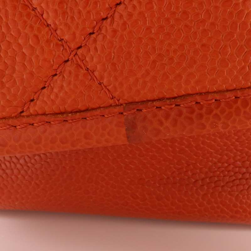 CHANEL 牛皮皮革Chain Shoulder銀扣鏈帶肩背袋-16