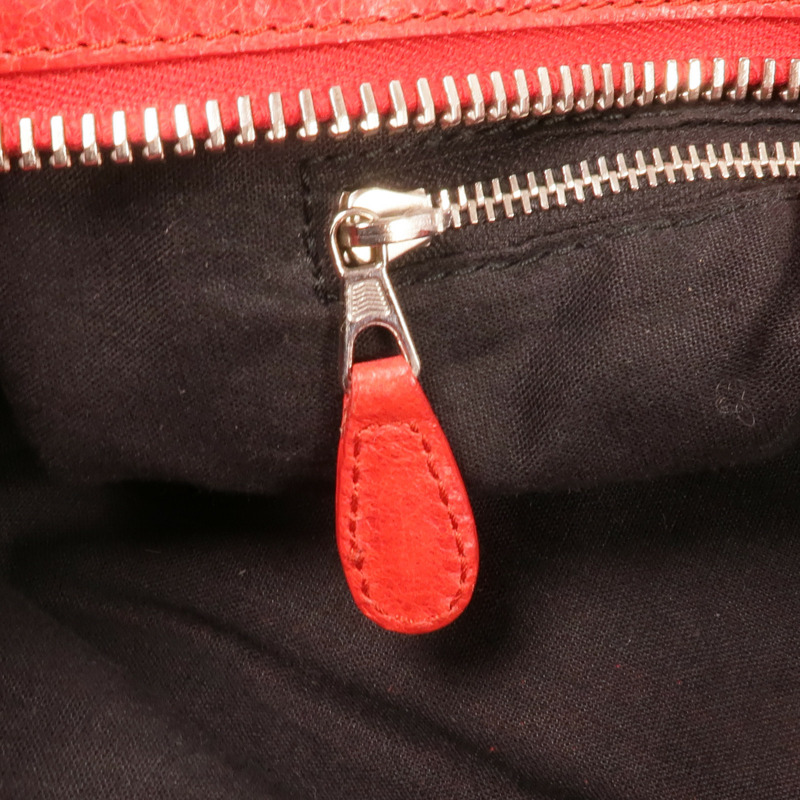 BALENCIAGA 牛皮皮革Giant City Bag銀扣手挽肩背兩用袋-16